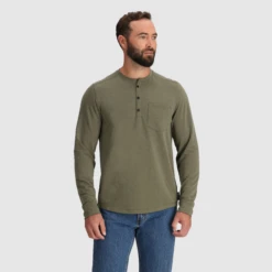 Outdoor Research Men's Aberdeen Long Sleeve Henley