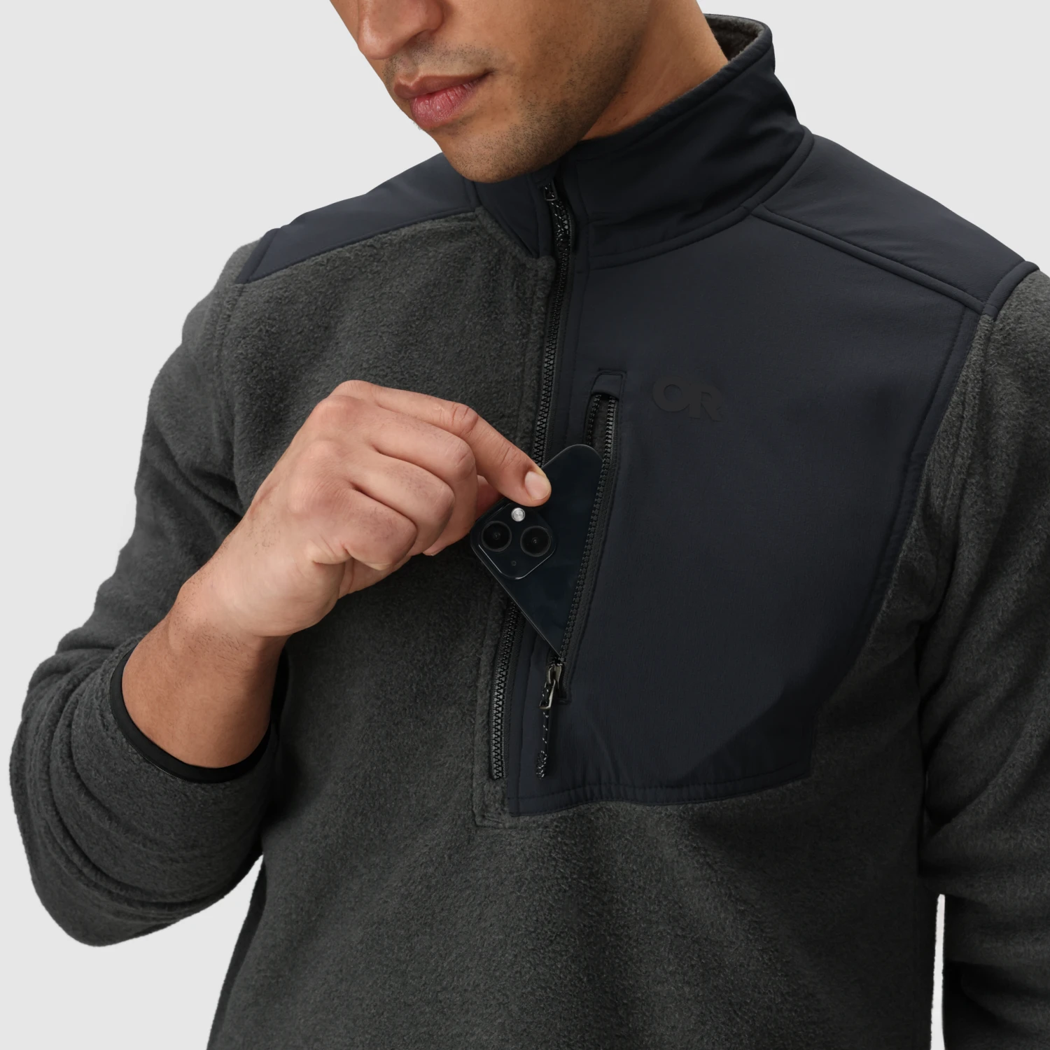 Outdoor Research Men's OR Polartec 200 Half Zip 7 Outdoor Research Men's OR Polartec 200 Half Zip - Image 5